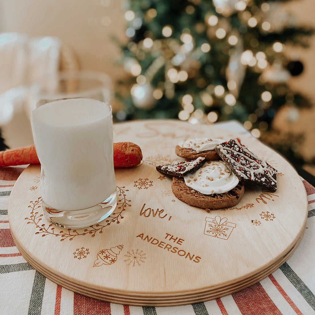 Santa Cookie Plate
