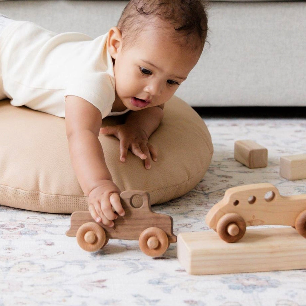 Set of Three Wooden Toy Cars