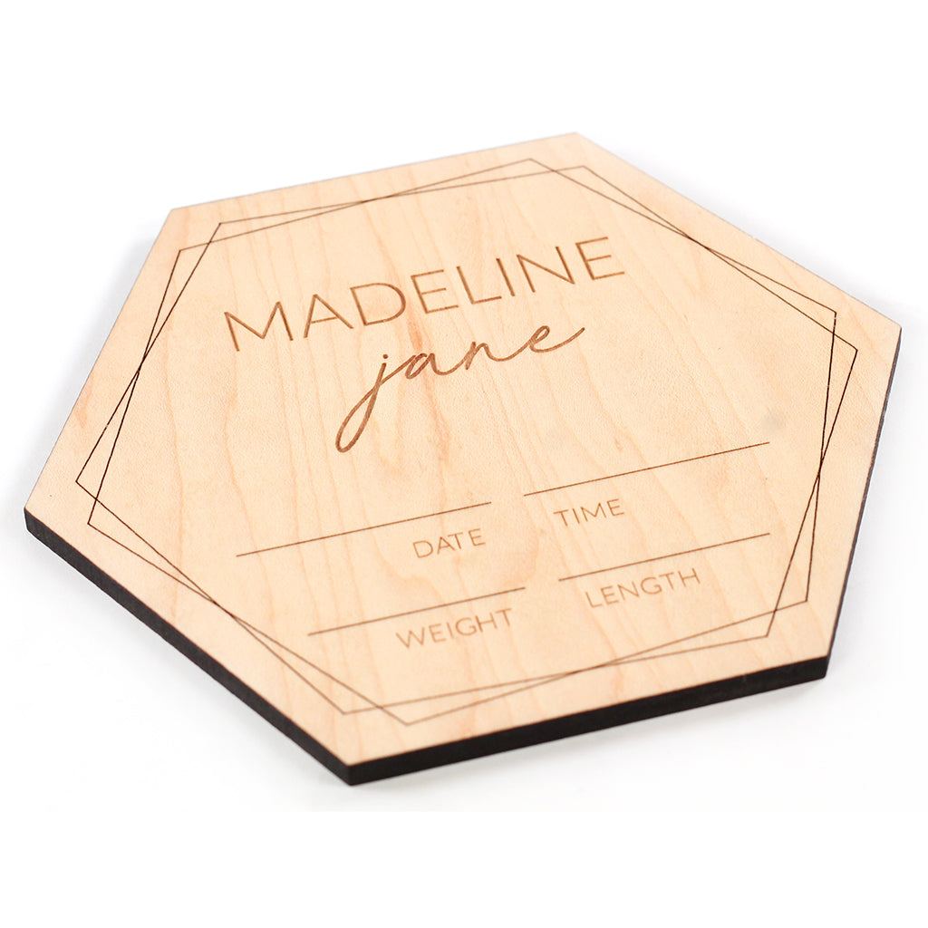 Personalized Birth Announcement Sign