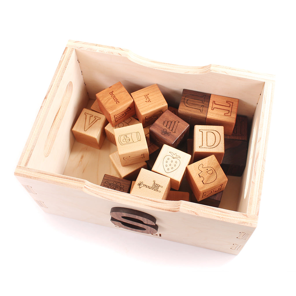 Toy Crate for Wood Blocks