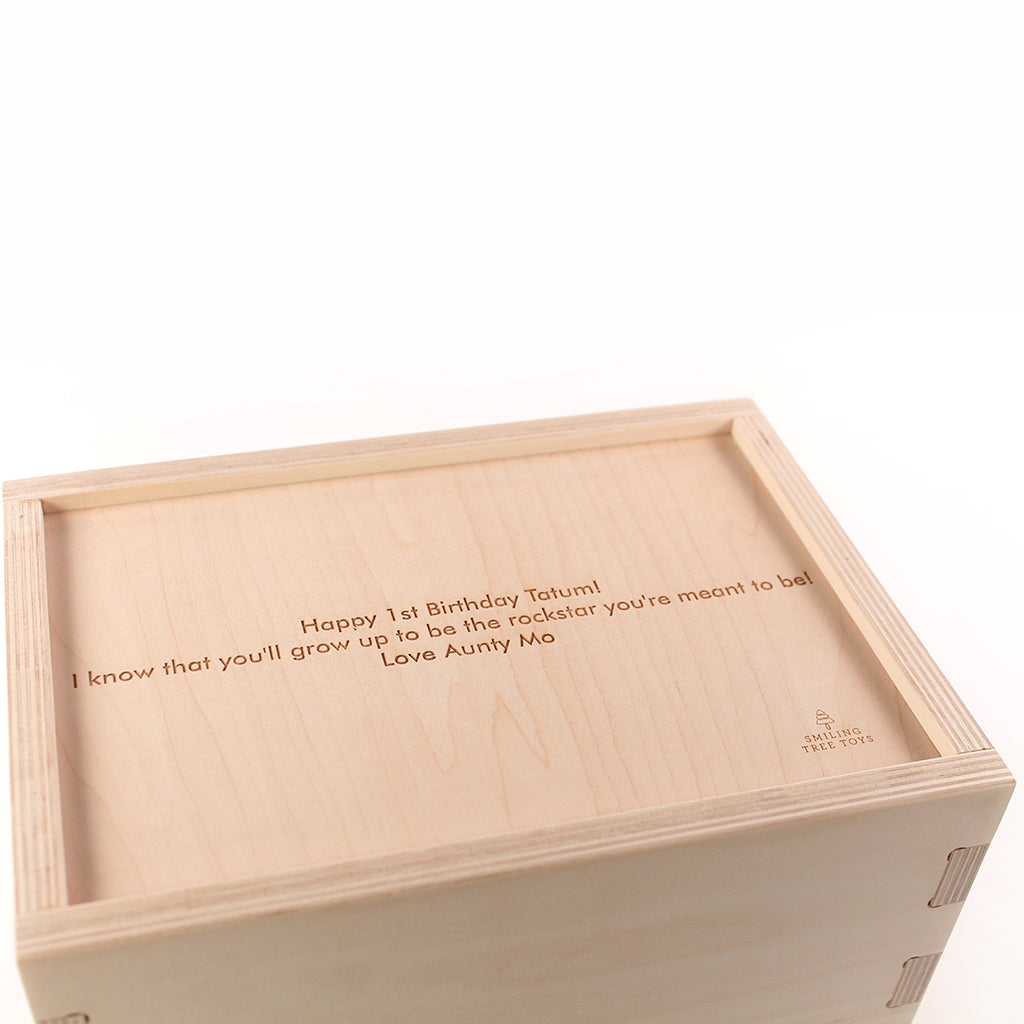 Toy Crate for Wood Blocks
