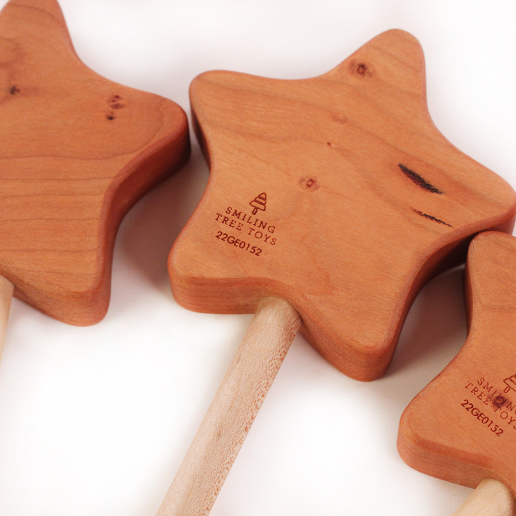 Imperfect Wooden Star Wand
