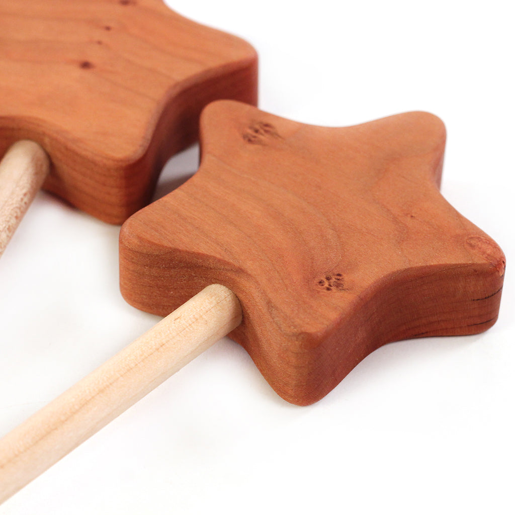 Imperfect Wooden Star Wand