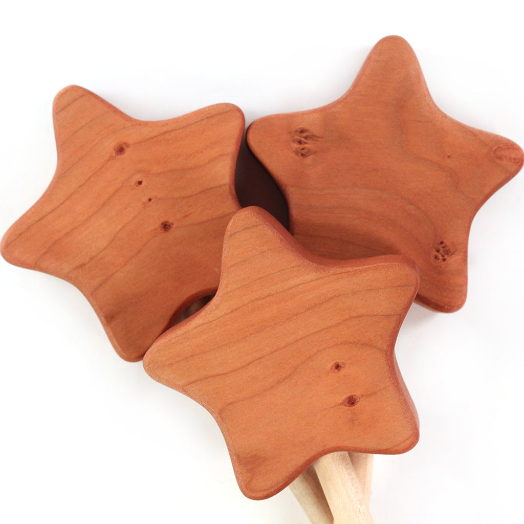 Imperfect Wooden Star Wand