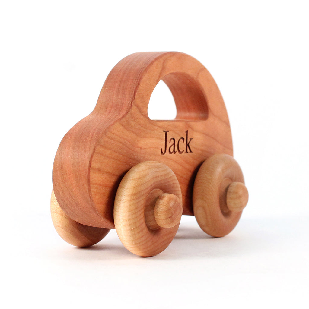 Love Bug Wooden Toy Car