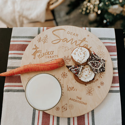 Santa Cookie Plate