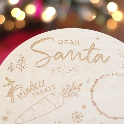 Santa Cookie Plate