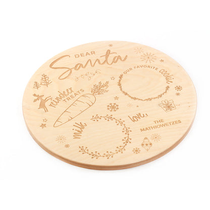 Santa Cookie Plate