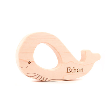 Whale Wood Teether