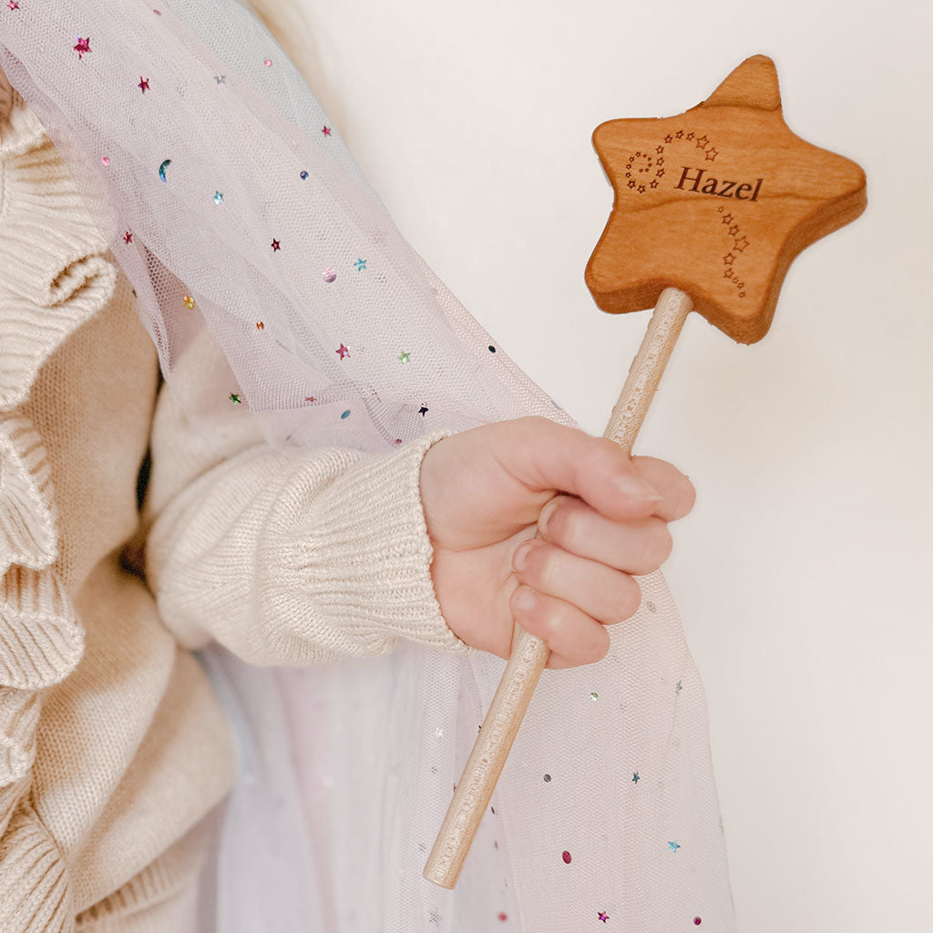 Wooden Star Wand