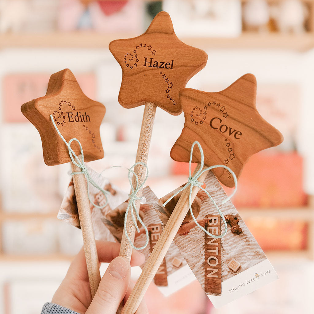 Wooden Star Wand