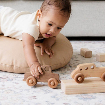 Set of Three Wooden Toy Cars
