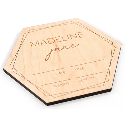 Personalized Birth Announcement Sign