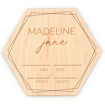 Personalized Birth Announcement Sign