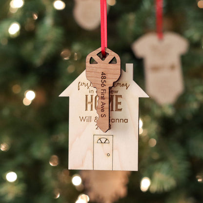 First Christmas in New Home Ornament