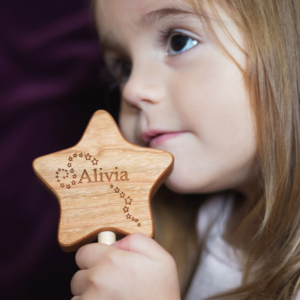 Wooden Star Wand