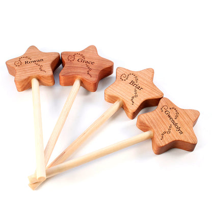Wooden Star Wand